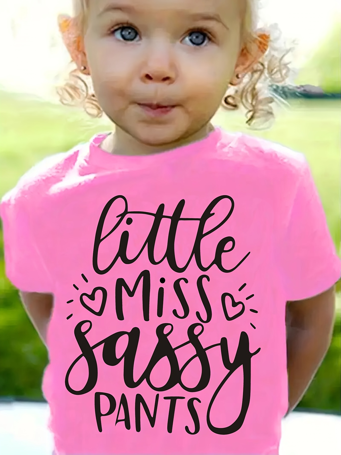 Adorable Outfit Baby Girls 'little Miss Sassy Pants' T shirt - Temu Canada