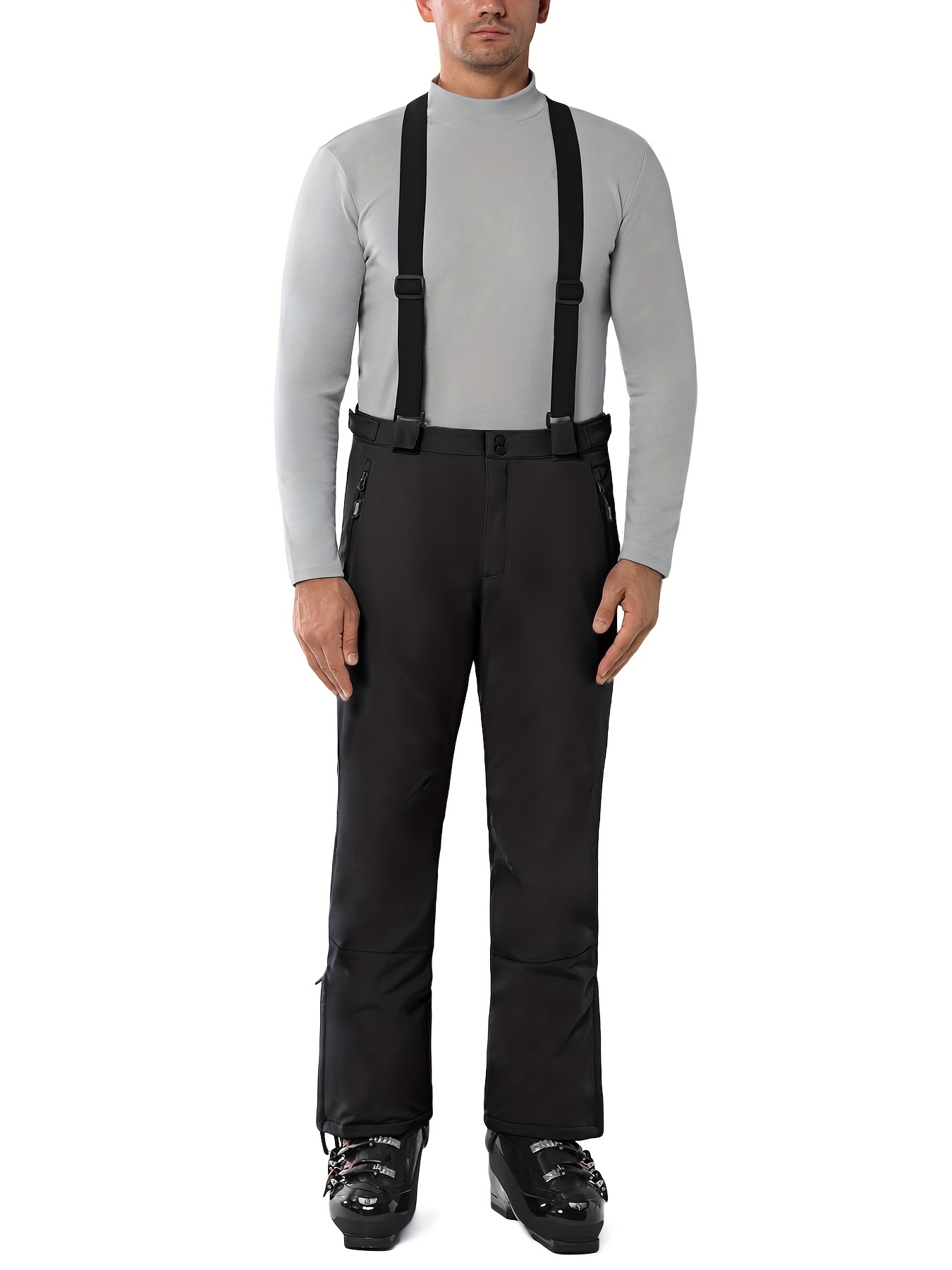 Overalls Suspenders Braces Pants Men's Retro Casual Work Trousers