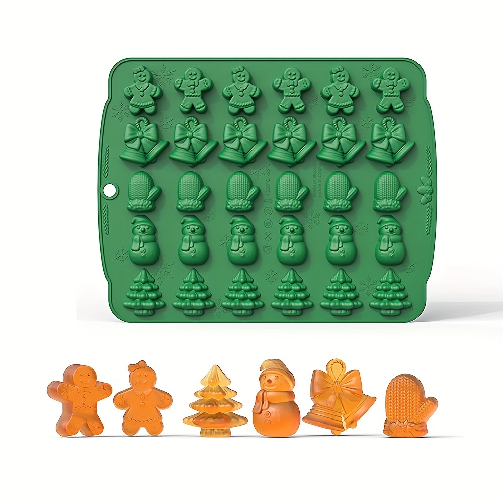 Christmas Silicone Cake Molds 6 Cavity Gingerbread House - Temu