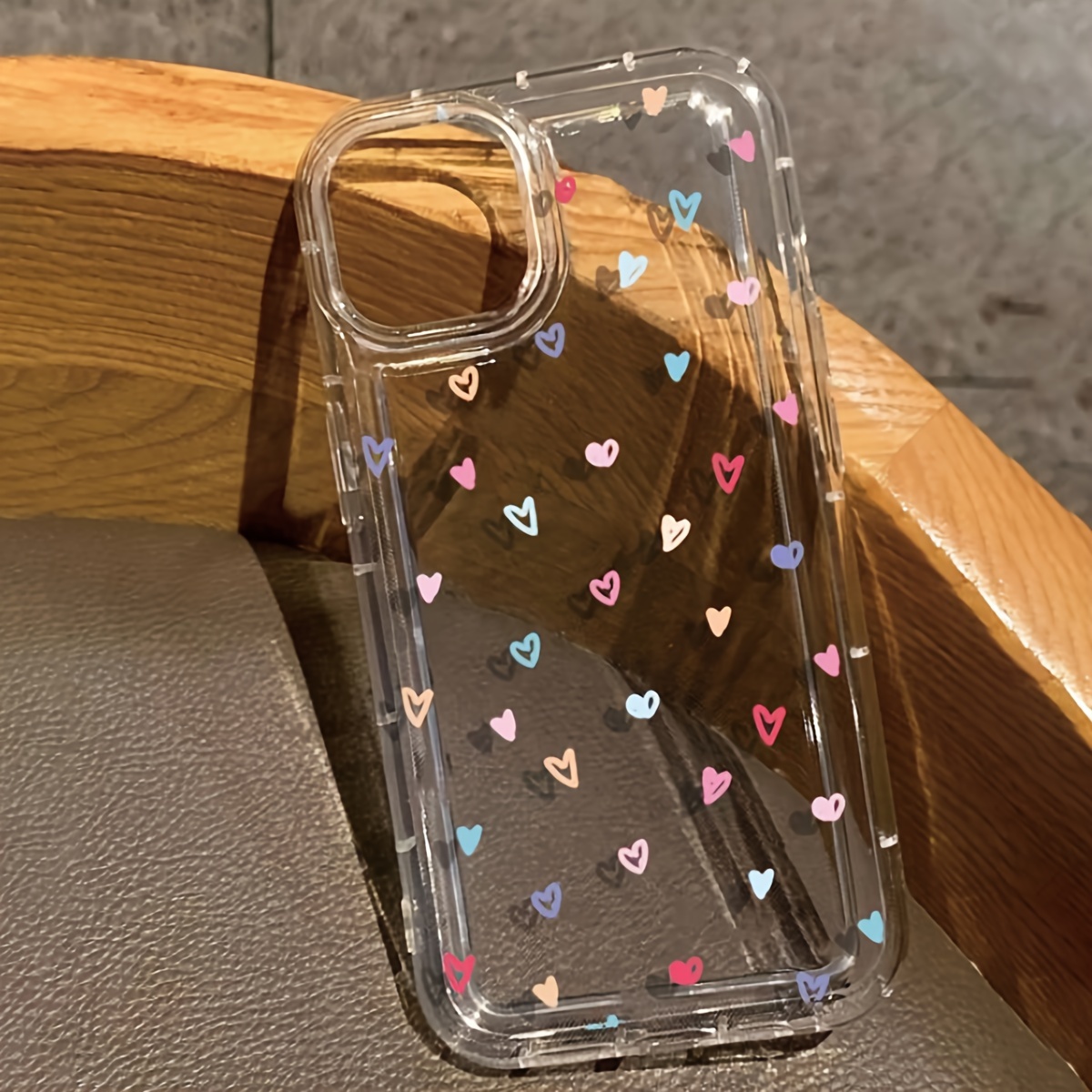 

A Colorful Little Love Cute Pattern Air Cushion Phone Case For Iphone15 14 13 12 11 Xs Xr X 7 8mini Plus Promax