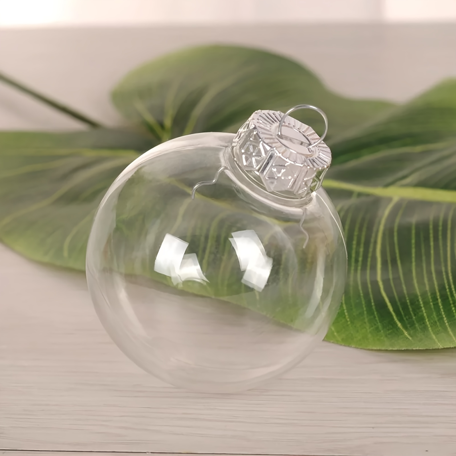 Bola cristal transparente navidad - SeComoComprar