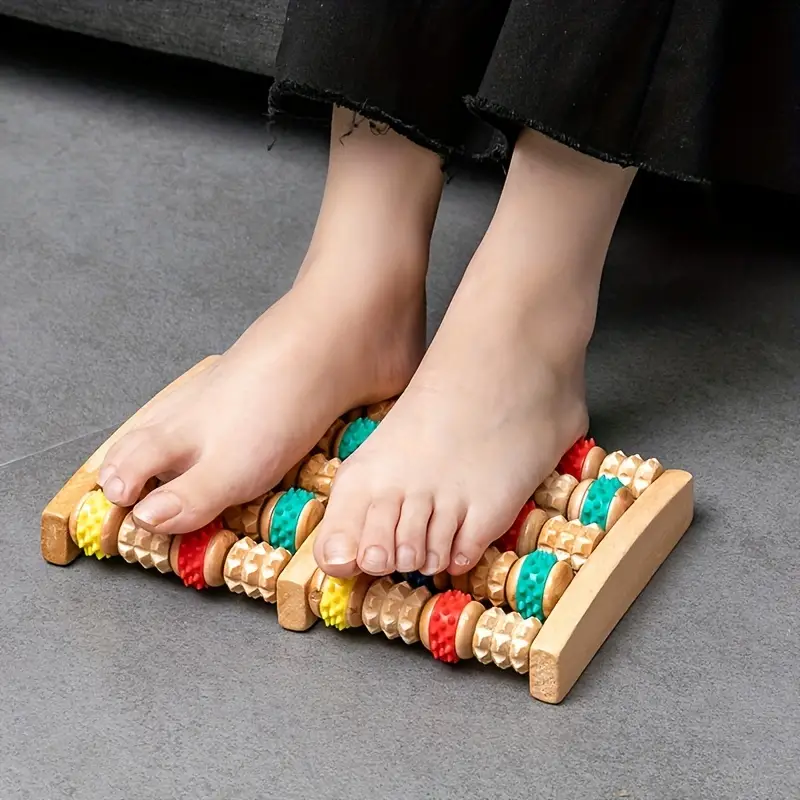 Wooden Foot Massager For Plantar Fasciitis Relief - Temu