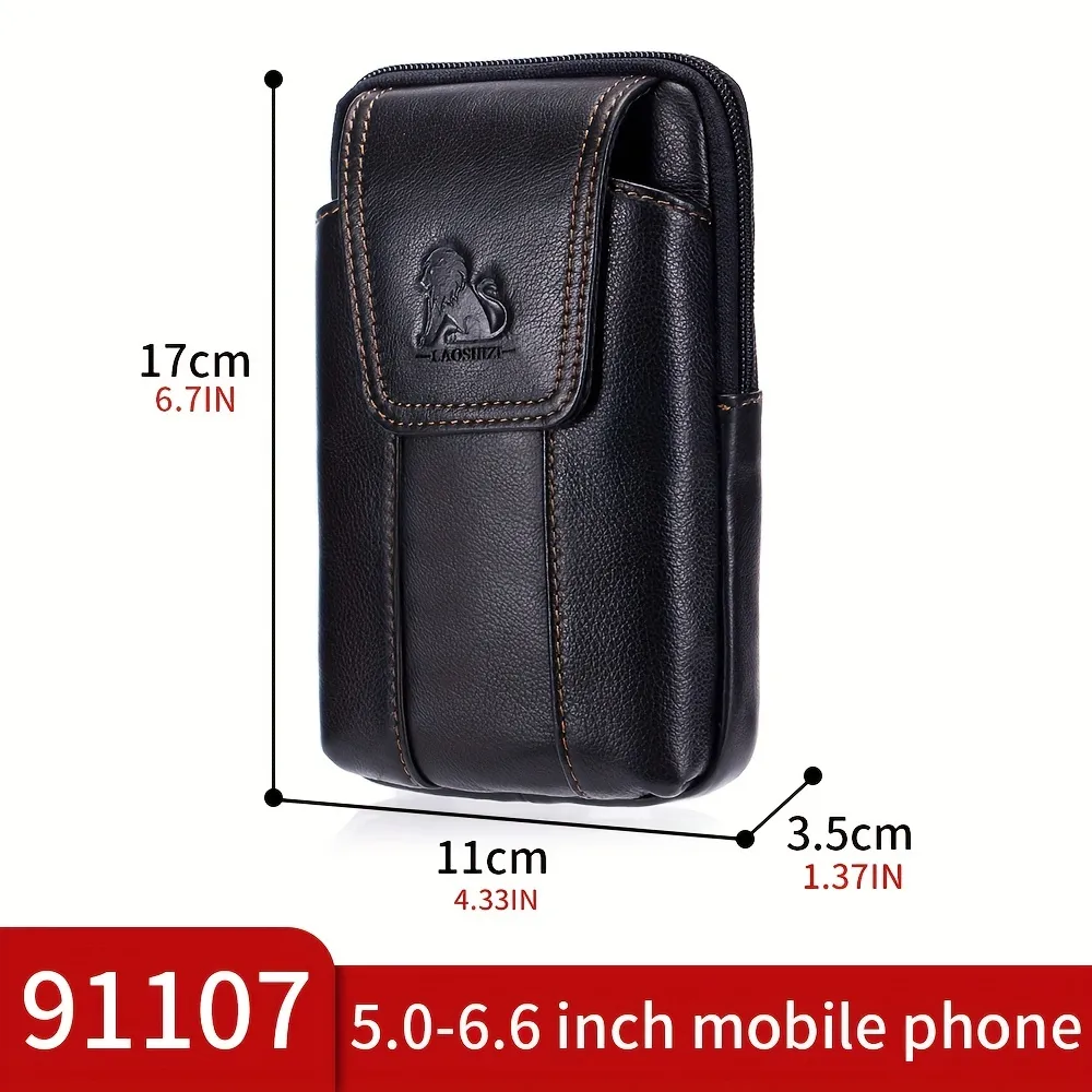 Women's Leather Cell Phone Case Holster Bag