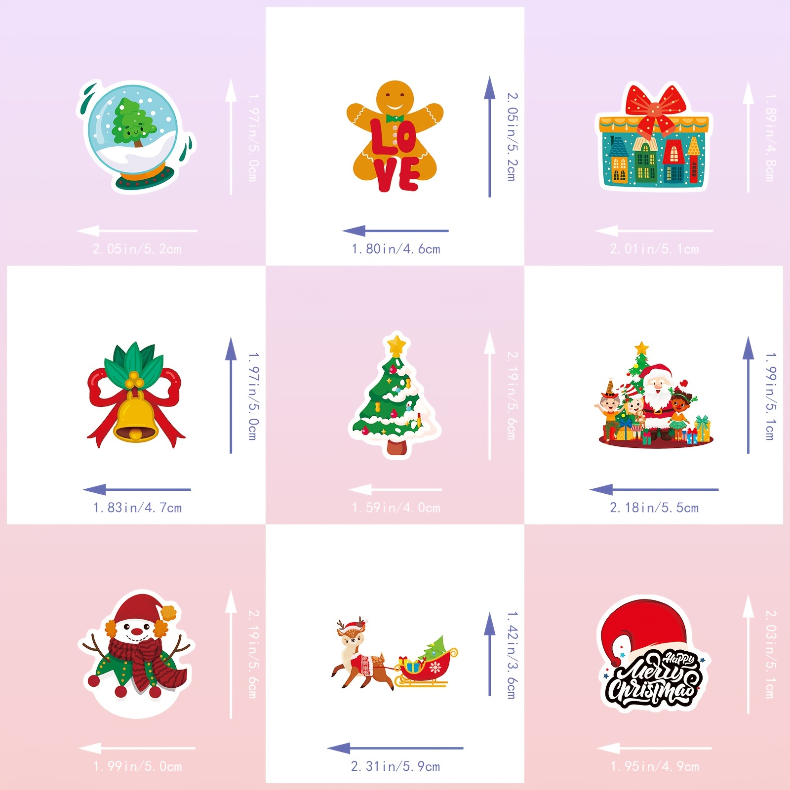 Christmas Theme Stickers Pack, Cartoon Santa Stickers, Waterproof Vinyl  Merry Christmas Stickers For Water Bottle Laptop Envelopes Gifts Windows  Snowboard, Christmas Holiday Party Favors - Temu Cyprus