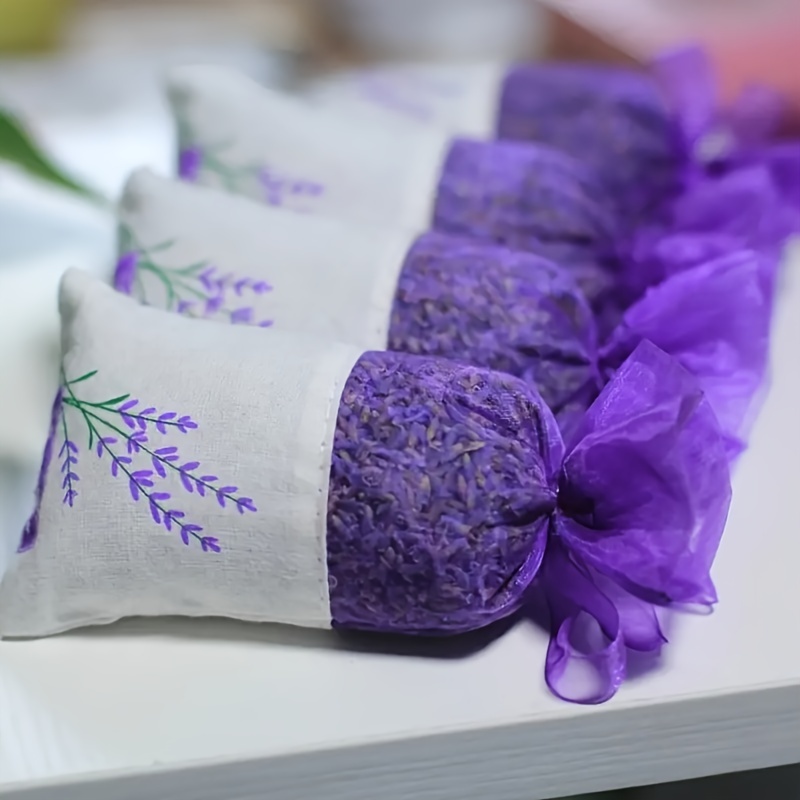 7 Pezzi Sacchetti Profumati Alla Lavanda, Freschi Per Cassetti, Borse  Profumate Naturali Per La Purificazione Dell'aria Dell'armadio Della  Macchina, Della Stanza Da Letto