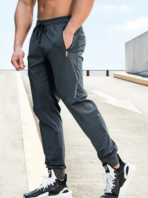 Pantalones de jogging de estilo delgado para hombre, pantalones