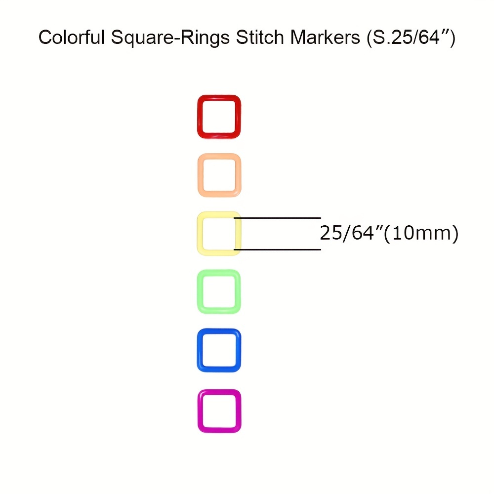 Colorful Ring Stitch Markers Round Knitting Stitch Marks For - Temu