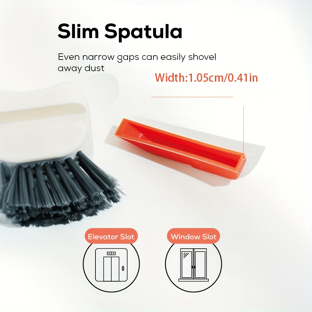 1pc Window Groove Cleaning Brush, Gap Slot Cleaner, Door Track Cleaning  Tools, Small Brush For Window Crevice Cleaning
