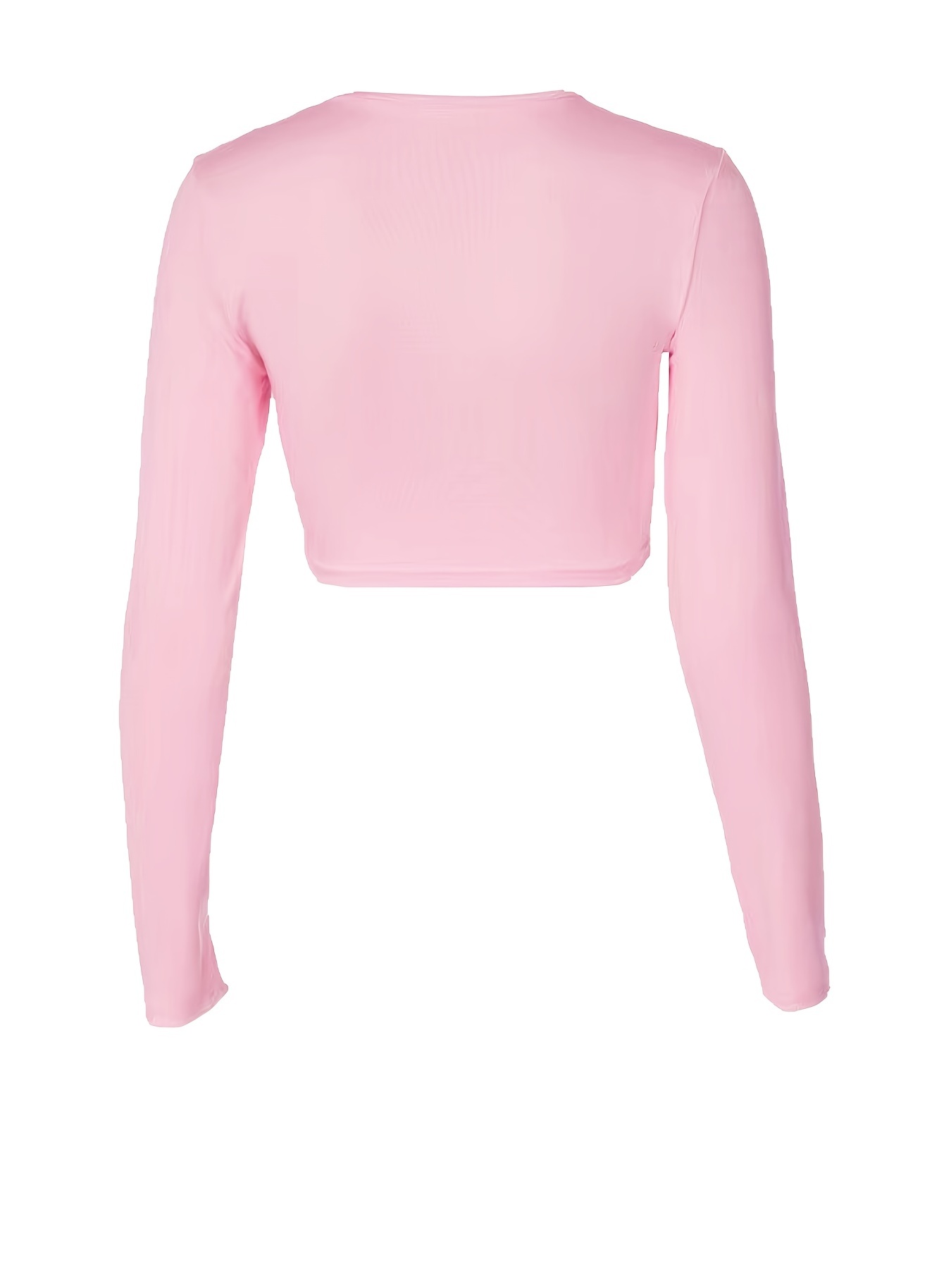 Plus White High Neck Soft Touch Long Sleeve Crop Top