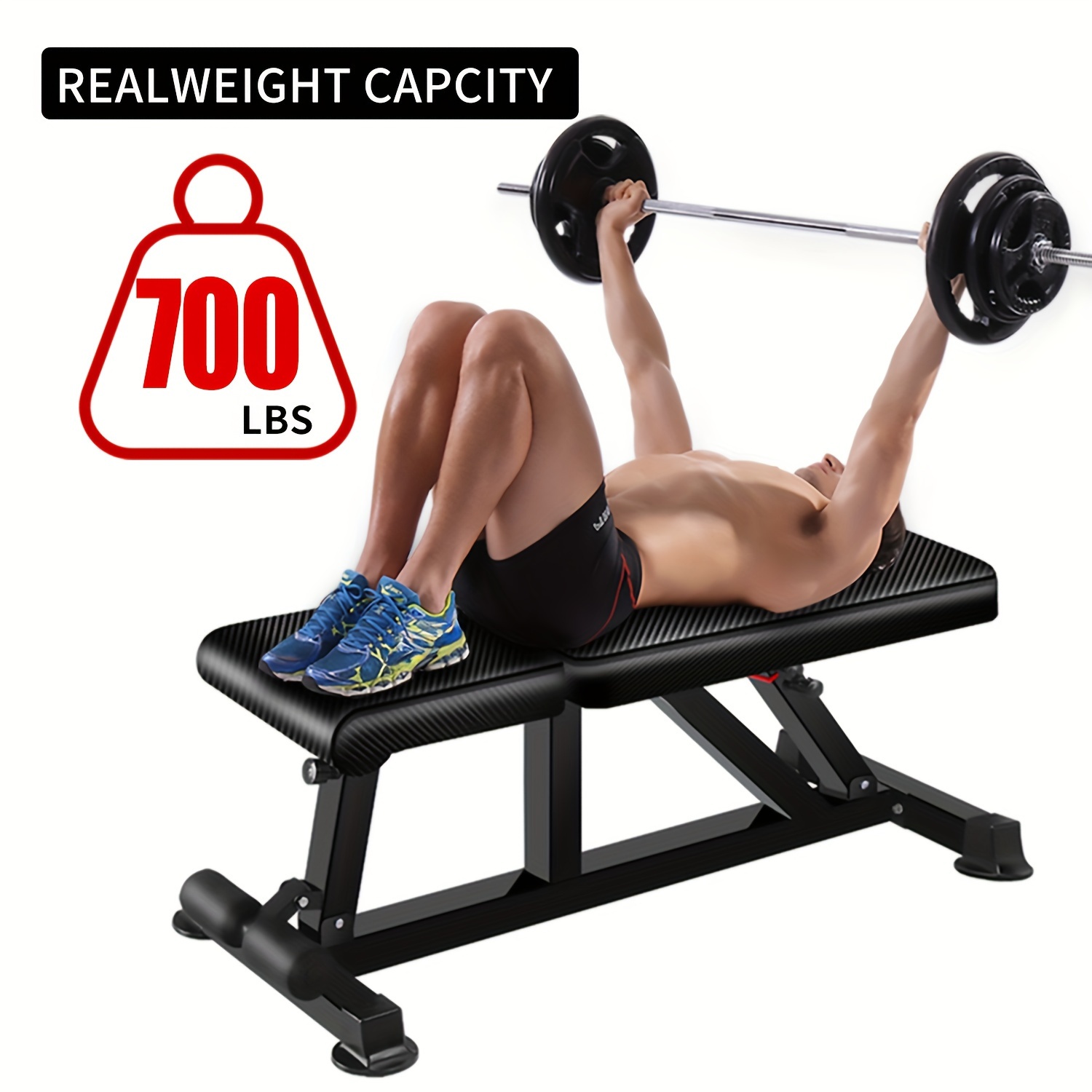 REP FITNESS Banco ajustable, AB-3100 V3 – 700 libras clasificado para  entrenamientos de gimnasio en casa y garaje, levantamiento de pesas y
