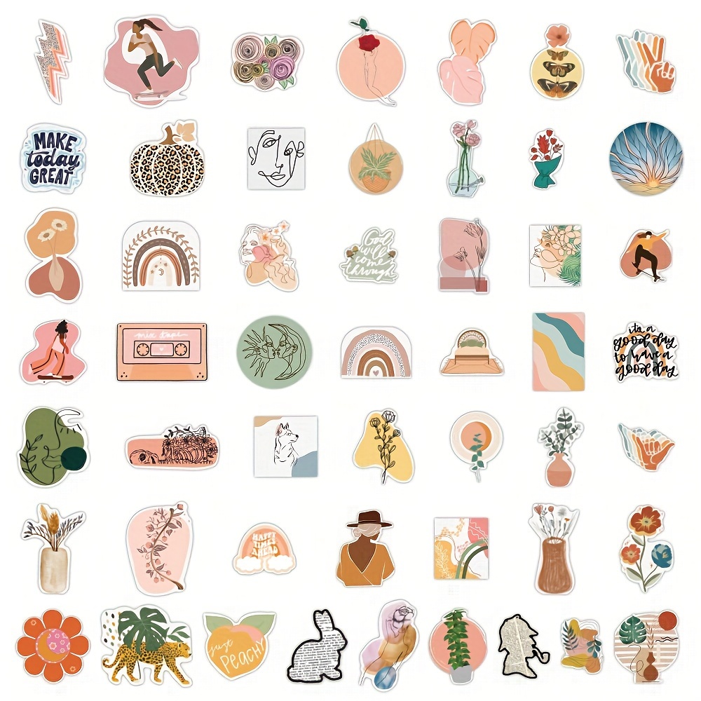 100pcs Vintage Stickers, Aesthetic Stickers For Scrapbook Journaling Water  Bottles Laptop, Scrapbooking Supplies Kit,waterproof Stickers, Shop Now  For Limited-time Deals