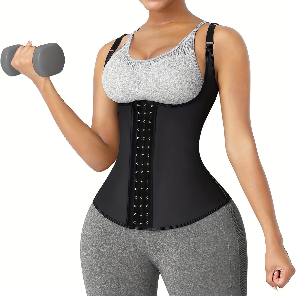 Latex Waist Trainer Lower Stomach Corset For Women Zipper
