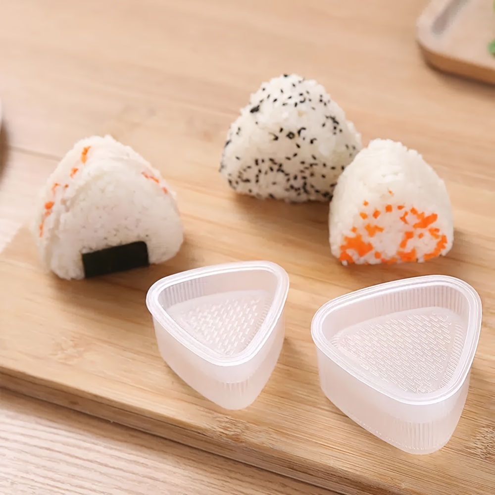 2PCS Sushi Mold Onigiri Rice Ball Food Press Triangular Sushi Maker Mold  Kitchen