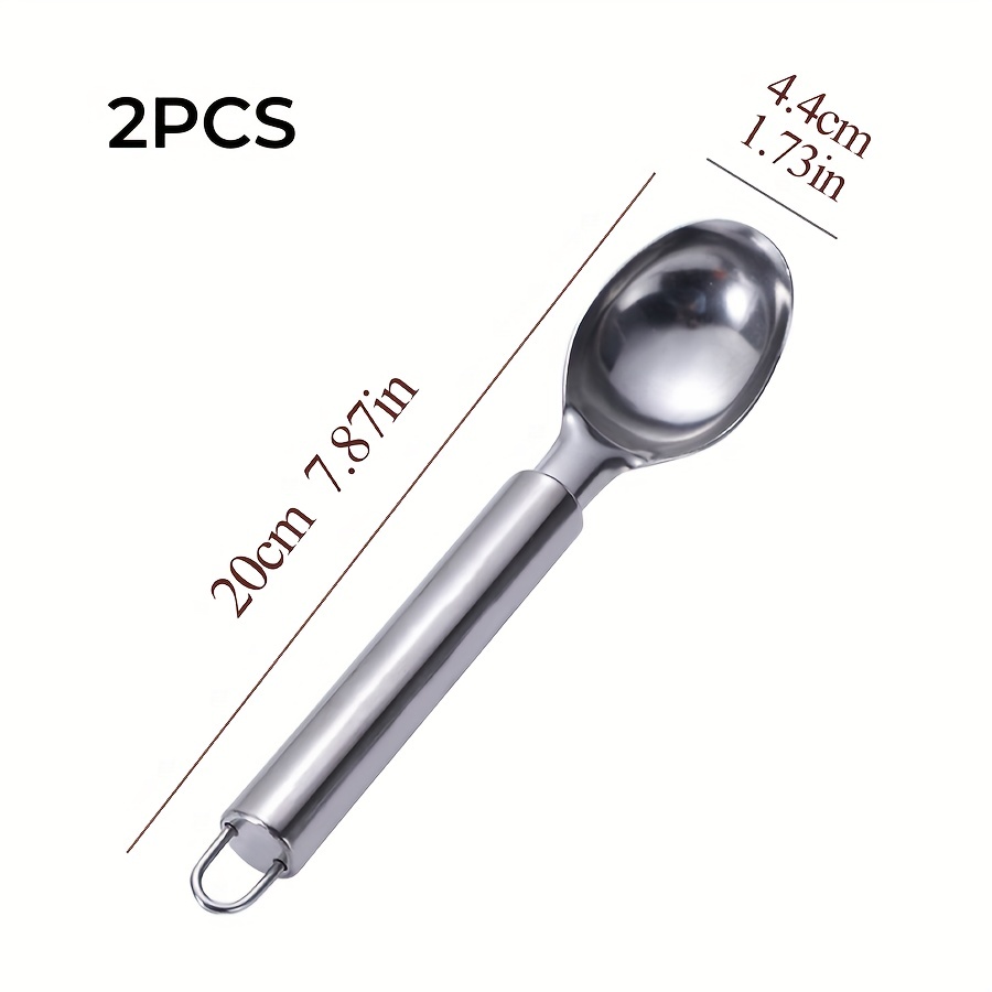 Ice Cream Ball Scoop, Non-slip Anti-freeze All-in-one Aluminum Spoon,  Durable Design, Easy To Clean, Suitable For Ice Cream, Cookie Dough, Pear  Sugar, Almond - Temu