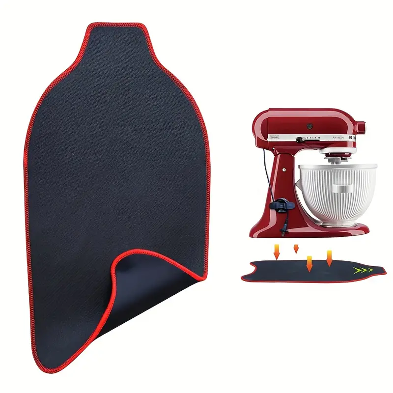 1pc Kitchenaid Mixer Sliding Pad Tabletop Electrical Sliding Pad Household  Kitchen Utensils Rolling Tray Anti Slip Pad Second Generation Red Edge  Kitchen Stuff Clearance Kitchen Accessories