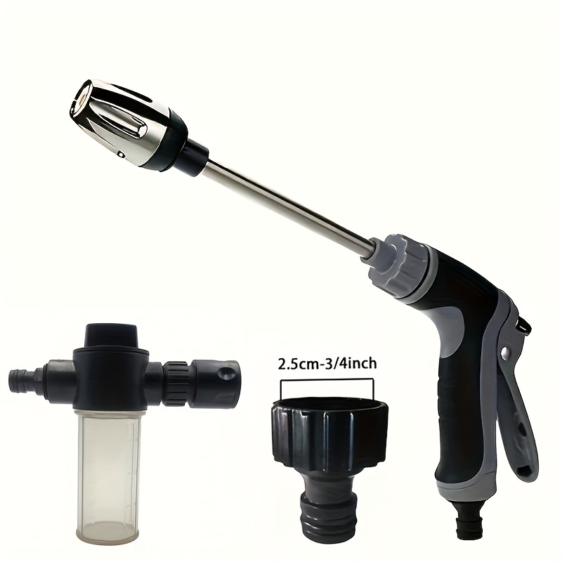 

1pc, High Pressure Car Wash Water Gun, Garden Irrigation Sprinkler, Portable Car Water Sprayer Shower And Car Cleaning Tool