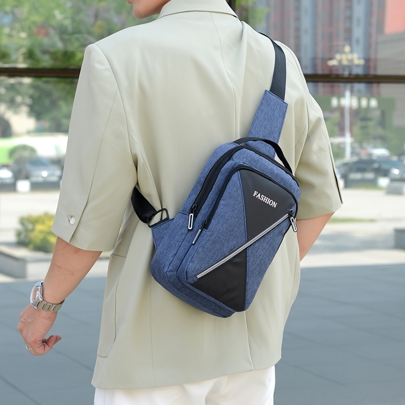 Multifunctional Chest Bag Large Capacity Casual Bag Waist Bag, Men  Messenger Bag Fashion Shoulder Bag - Temu