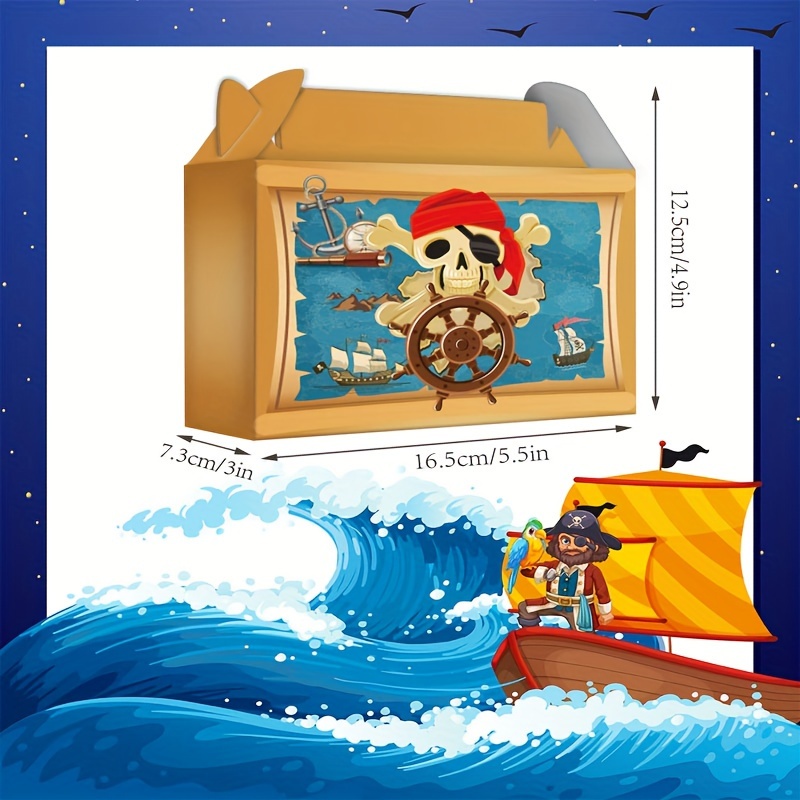 Pirate Pirates Party Box Pirate Gift Box - Temu United Kingdom