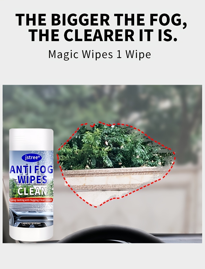 Crystal Clear Vision: Car Anti-fog Wipes For Windshield Defo - Inspire  Uplift