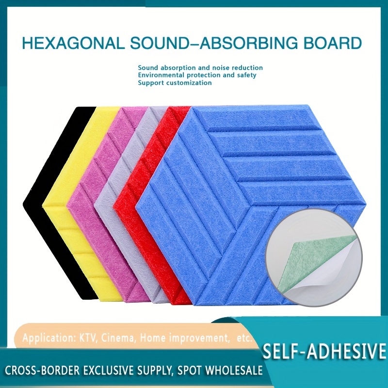 Felt Board Tiles Hexagon Bulletin Board Self Adhesive Pin - Temu