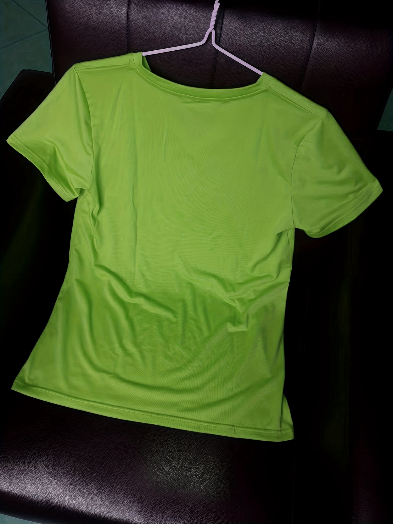 Short Girls Print T shirt V Neck Short Sleeve Casual Top - Temu Canada
