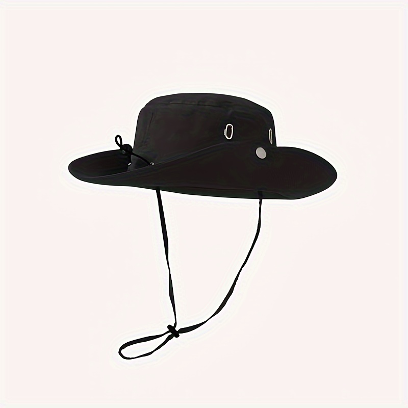 Men's Wide Brim Sun Hat Riding Mountaineering Fishing - Temu