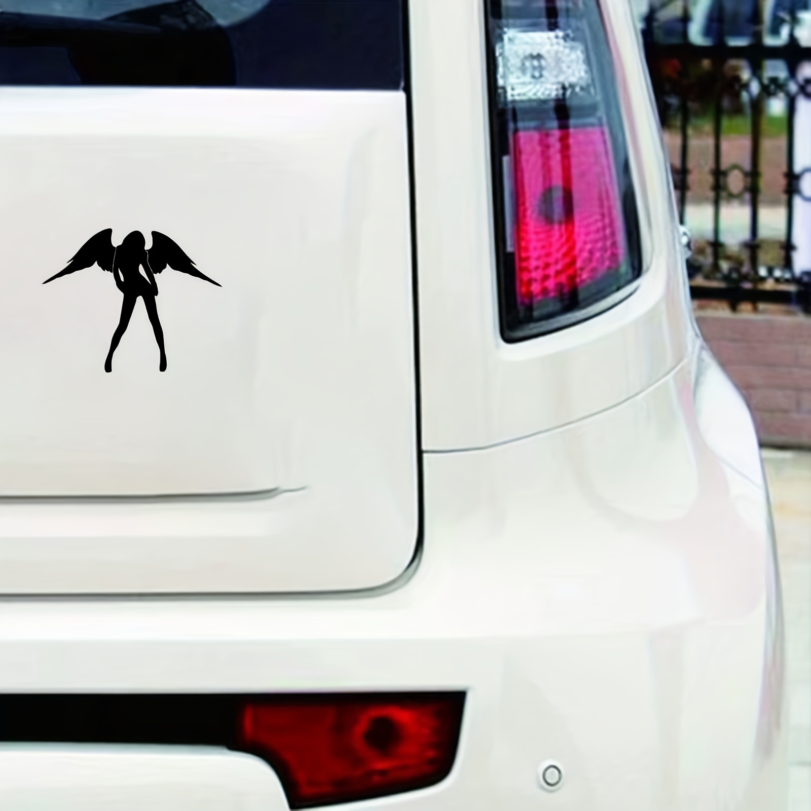 Sacred Beauty Angel And Hell Beauty Angel Angel And Demon Car Stickers