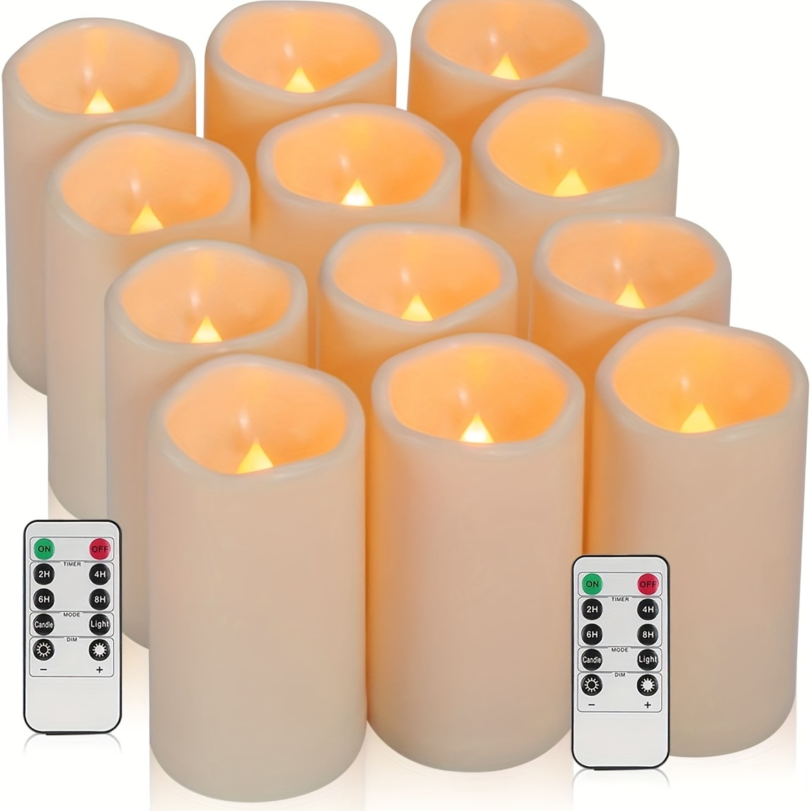 2 inch deals diameter led candles