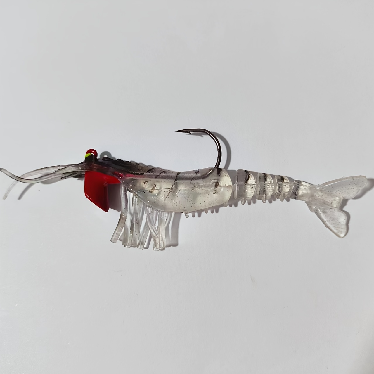 Artificial Silicone Soft Shrimp Bionic Fishing Bait Hook - Temu