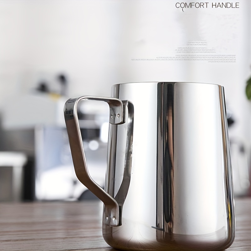 Coffee Milk Jug, for Milk Jug, Frothing Milk, Coffee Stainless Steel Coffee  Jug Milk Frothing Pot Latte Art Style Pitcher (350ML)