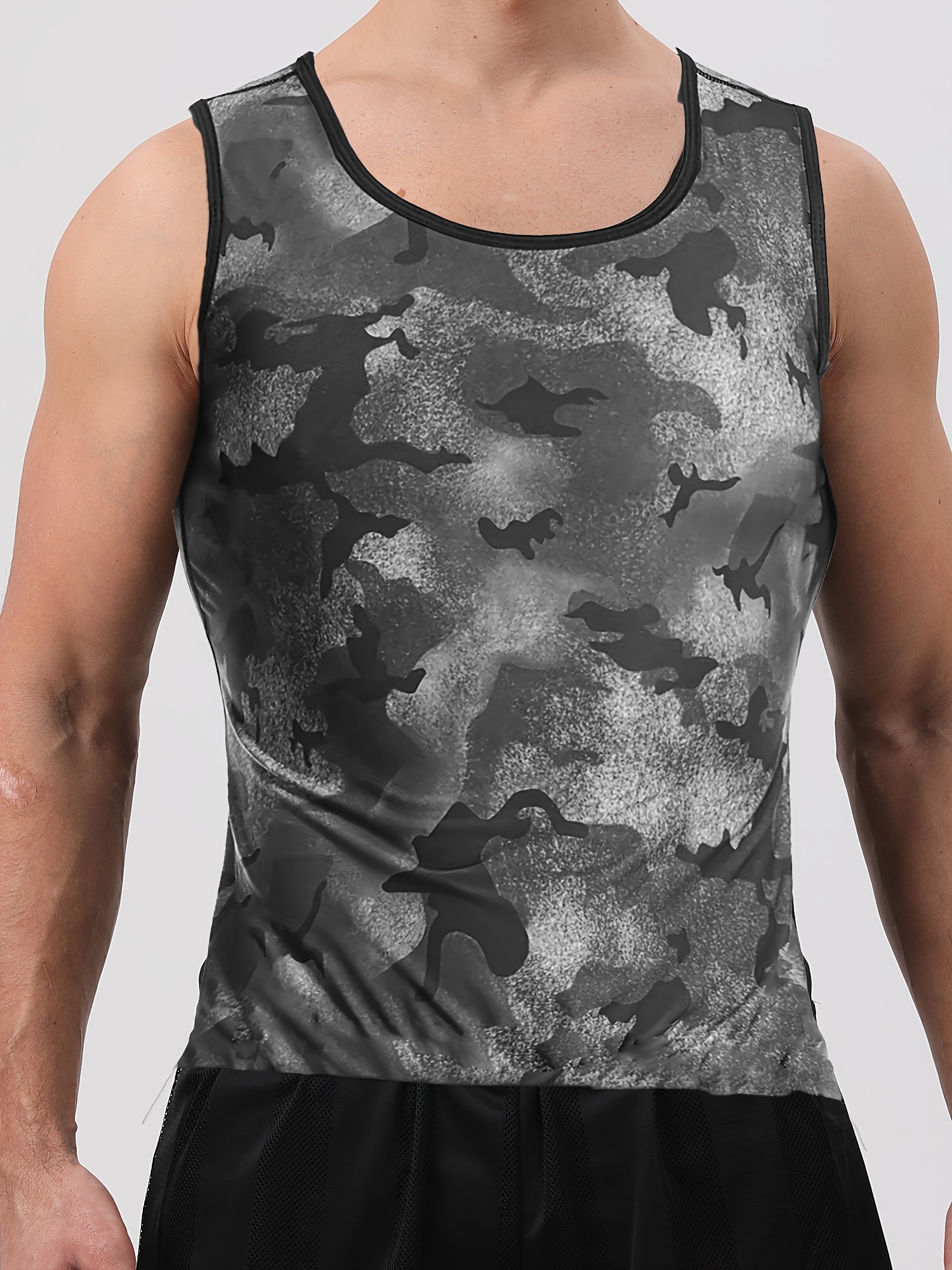 NonEcho Men Sauna Vest Hot Sweat Waist Trainer Corset Neoprene Tank Top  Shapewear Slimming Shirt Workout Suit