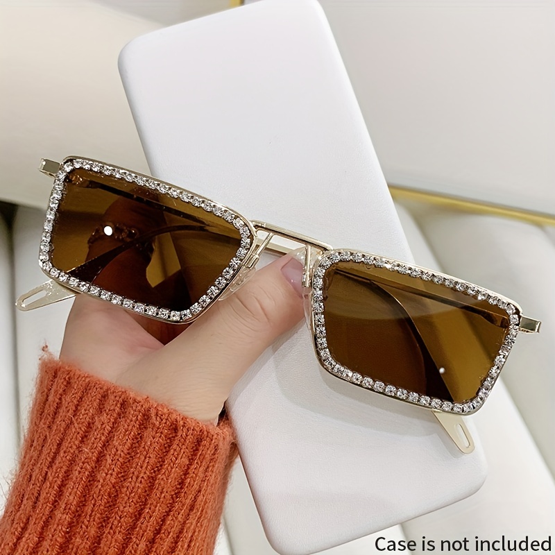 Sparkling Crystal Glasses Transition Sunglasses