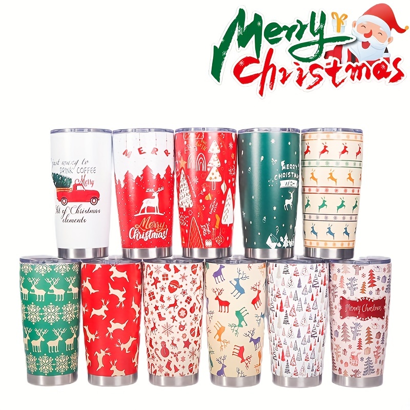 Christmas Tumbler Stainless Steel And Double Wall Insulated - Temu