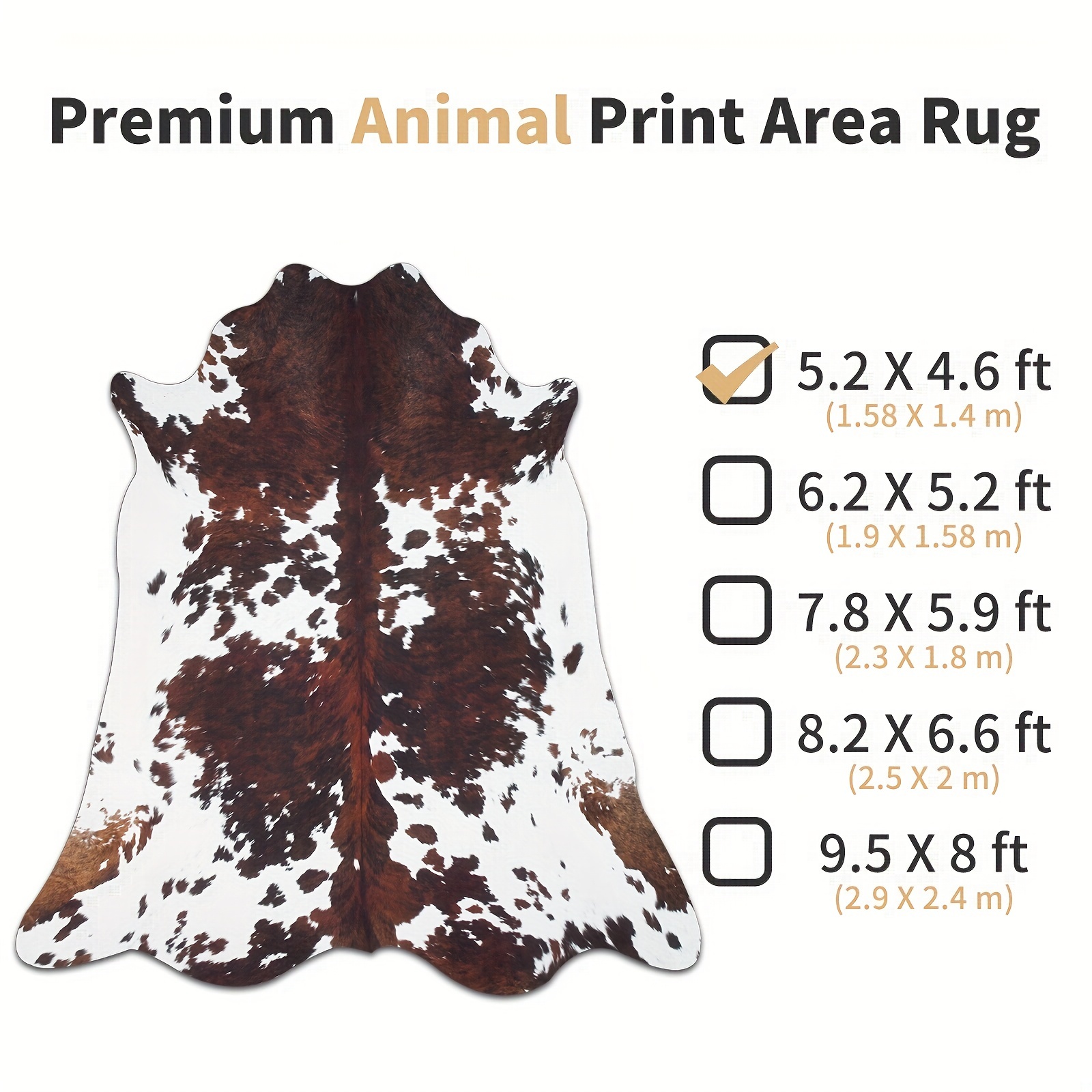 Faux Cowhide Rug Large Cow Hide Rug Rustic Chic Western Rugs - Temu