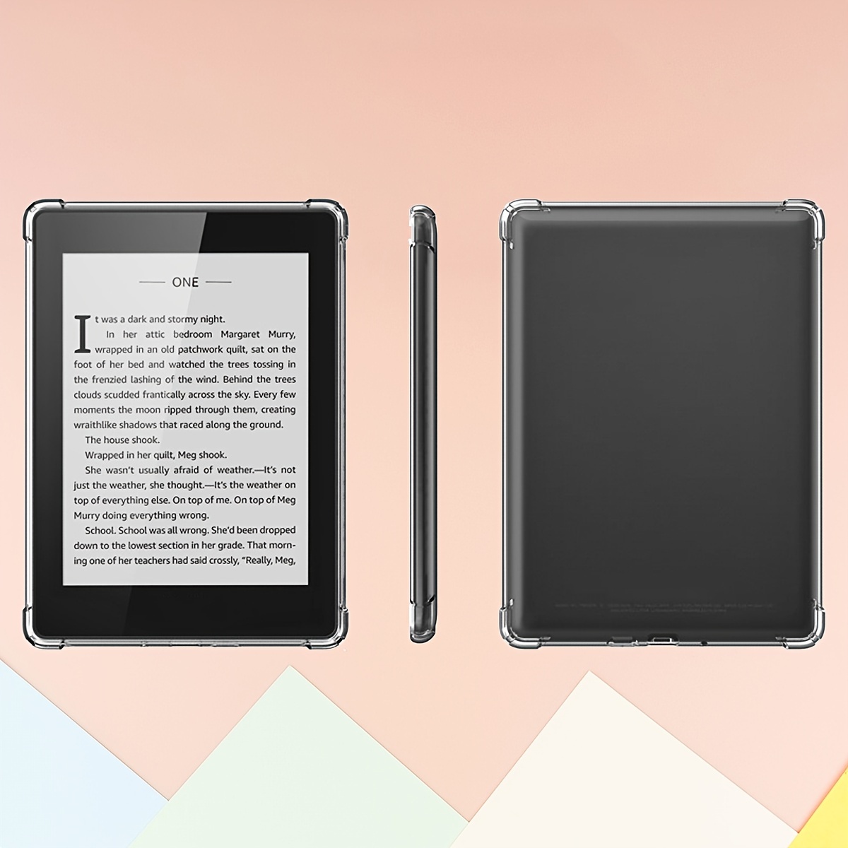 Transparent Case For Kindle Oasis 2 3 Scribe Paperwhite 1 2 - Temu