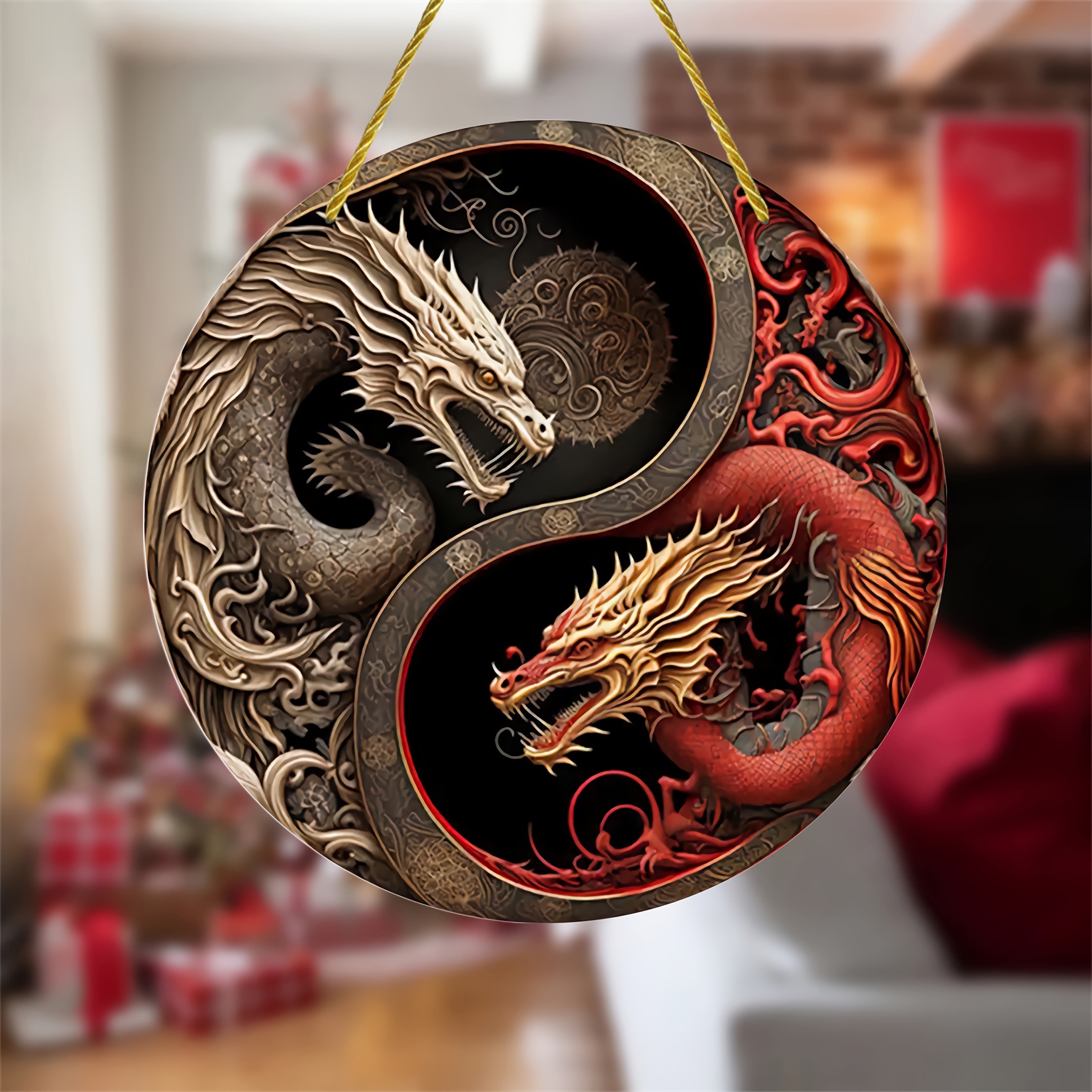 1pc Beautiful Flying Dragon - Window Hanging Light Catcher Decoration,  Suitable For Room, Living Room, Garden, Office, Scene Decor, Room Decor,  Home D