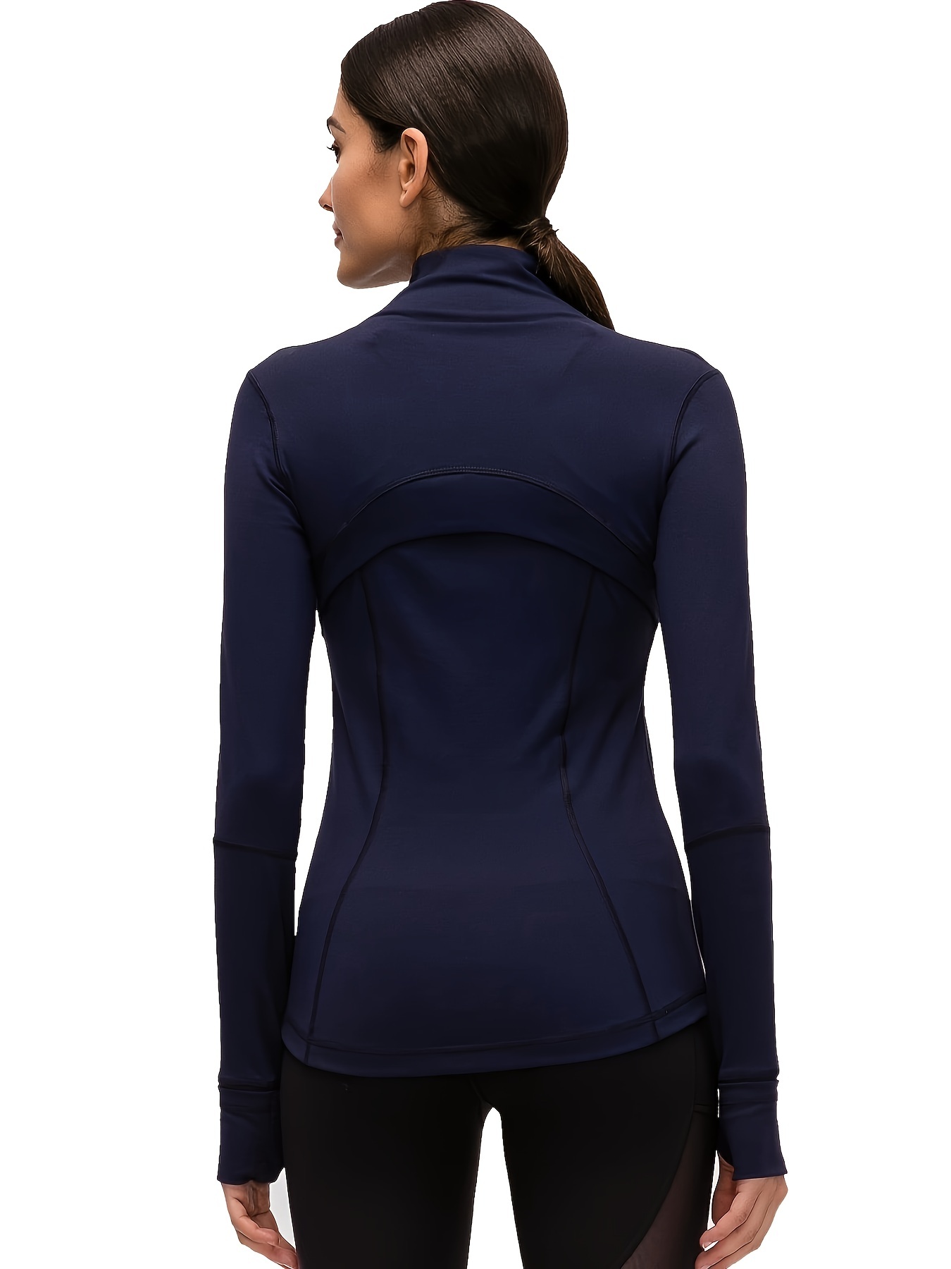 Women's Thermal Sports Track Jacket Full Zip Running Jacket - Temu United  Arab Emirates