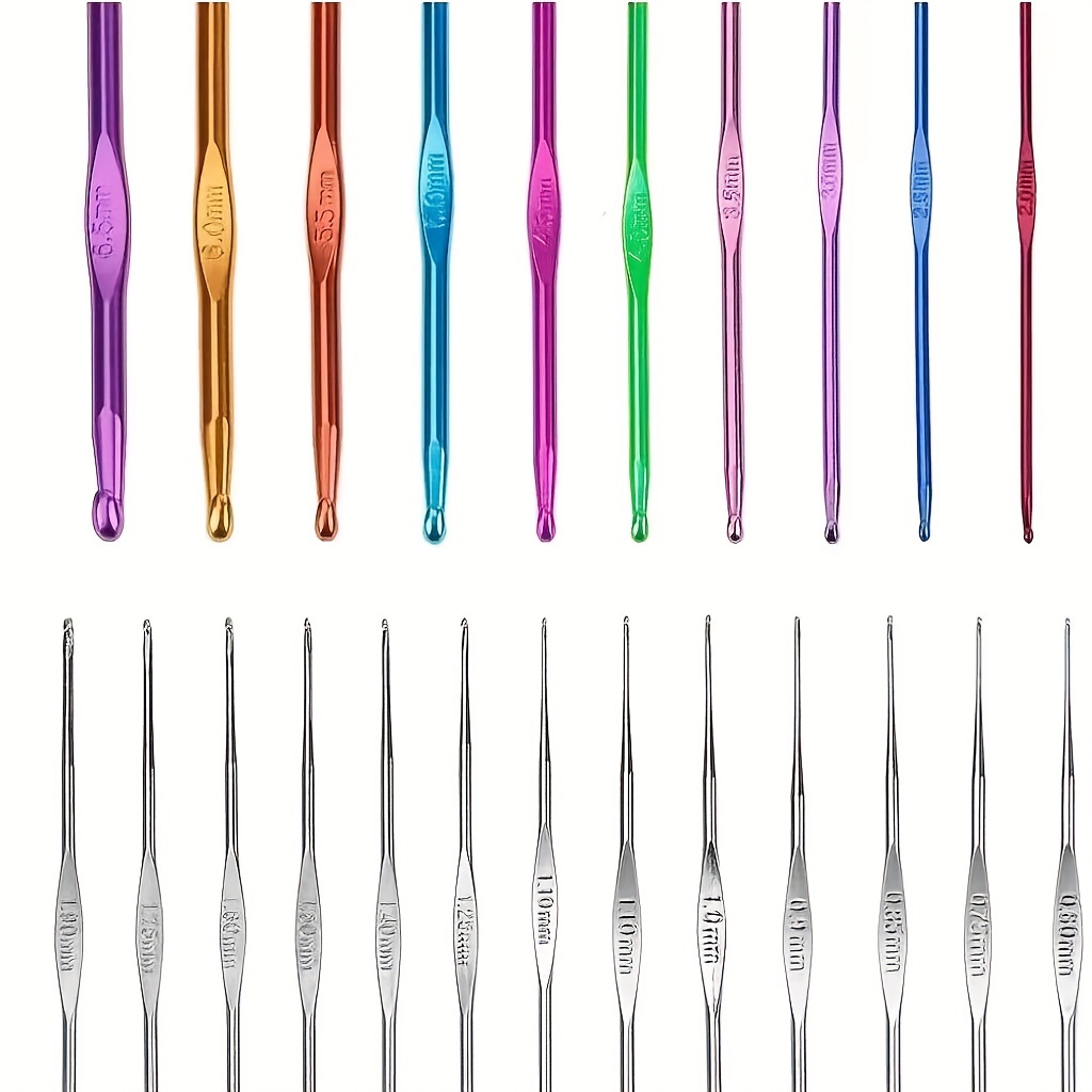 China  hot selling Multicolor Aluminum Crochet Hook Set