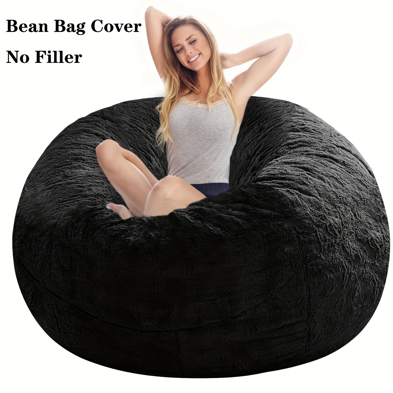 Bean Bag Chair Cover(No Filler)Big Round 6ft - Bed Bath & Beyond - 39688590