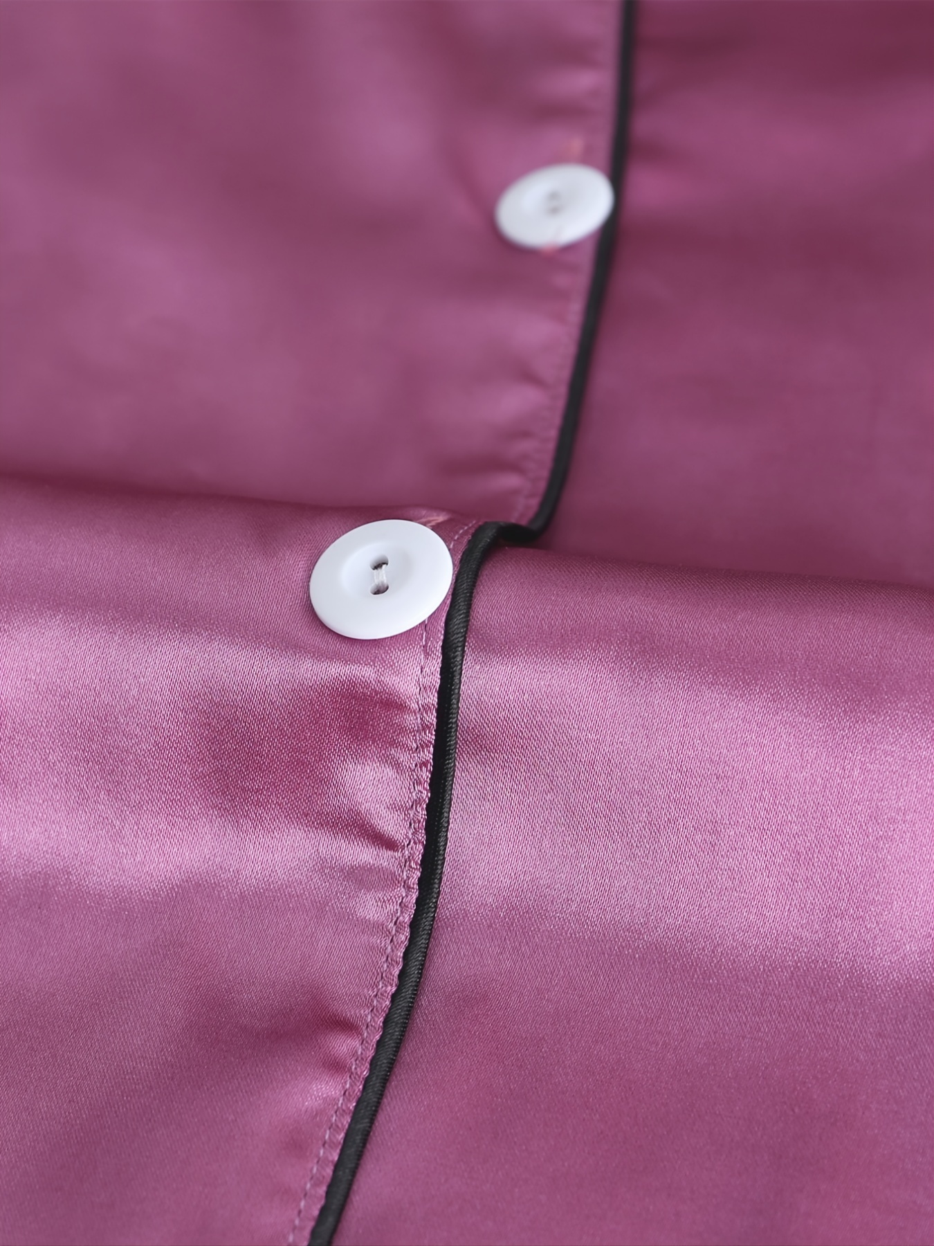 Satin Long Sleeve Pajama Set