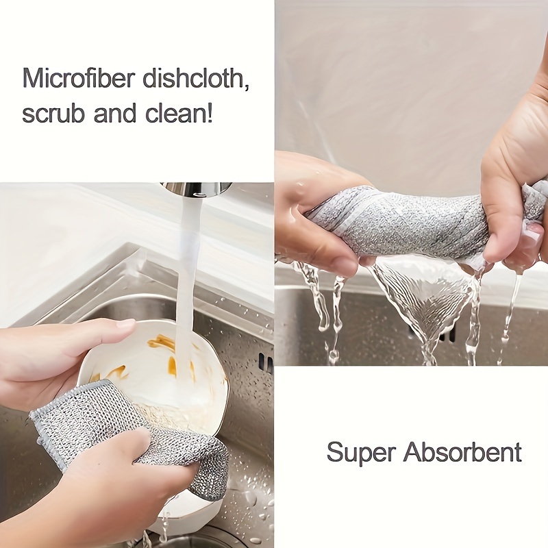 Multipurpose Wire Dishwashing Rags, 2024 New Scrubbing Wire Dishwashing  Rags Non-Scratch Wire Dishcloth, Premium Metal Wire Dishwashing Cloth  Scrubs