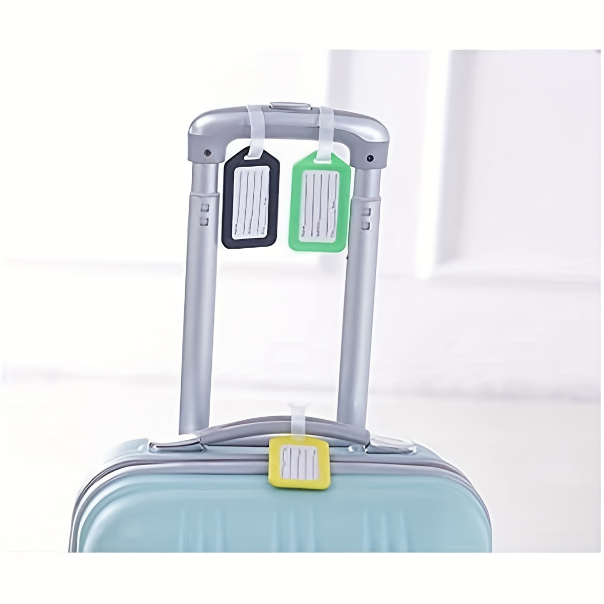 4 Luggage Tag Label ID Address Name Suitcase Baggage Cabin Bag