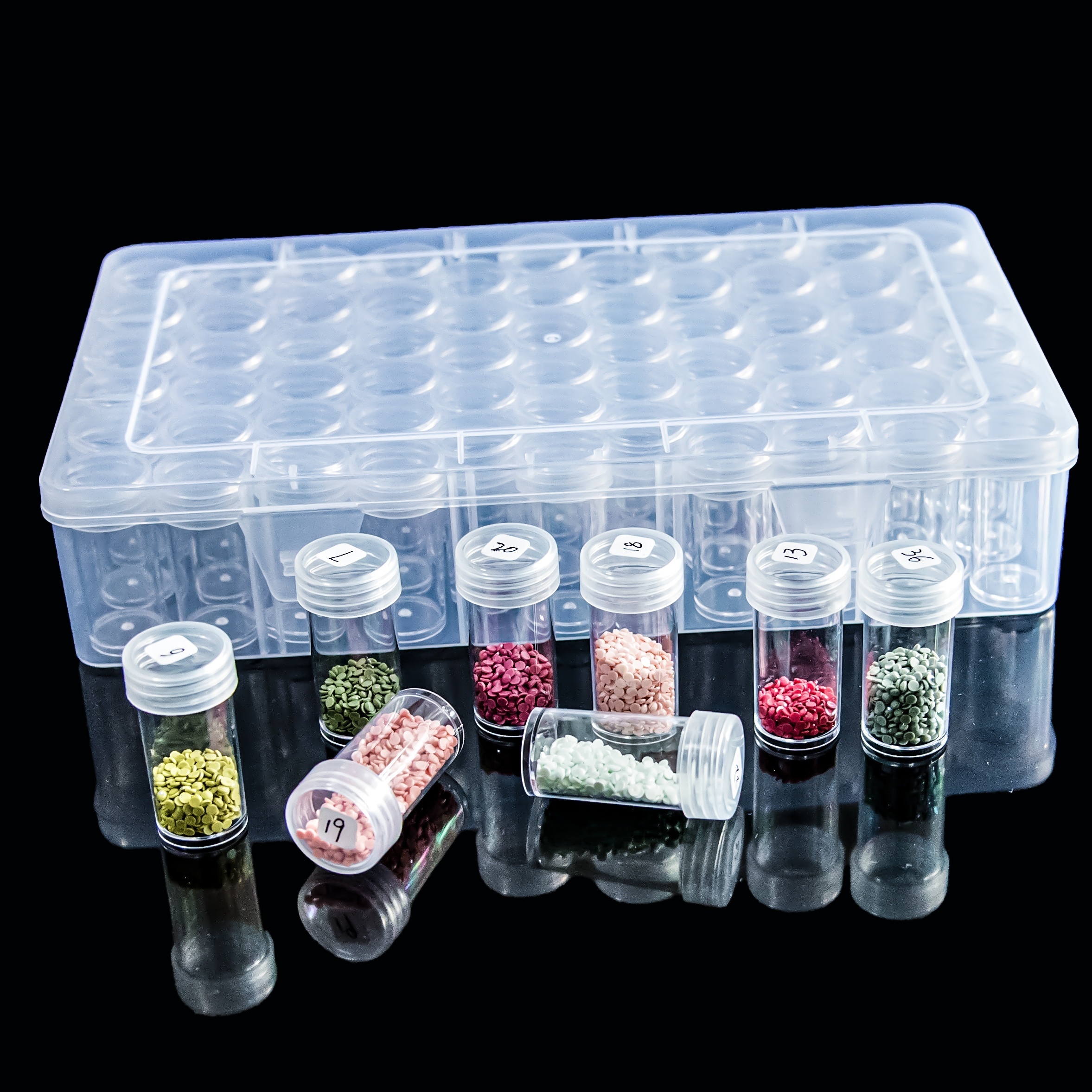 Diamond Painting Storage Containers Portable Bead Storage - Temu