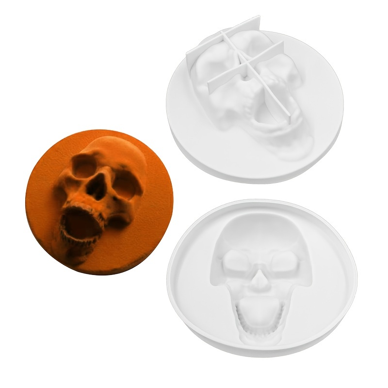 3d Silicone Skull Grim Reaper Chocolate Mold For Diy Cake - Temu