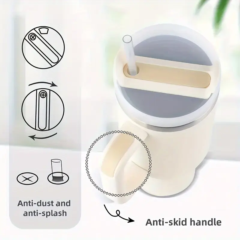 0 40oz stainless steel vacuum insulated tumbler with lid and straw for water iced smoothie and more straw color assorted varieties details 8