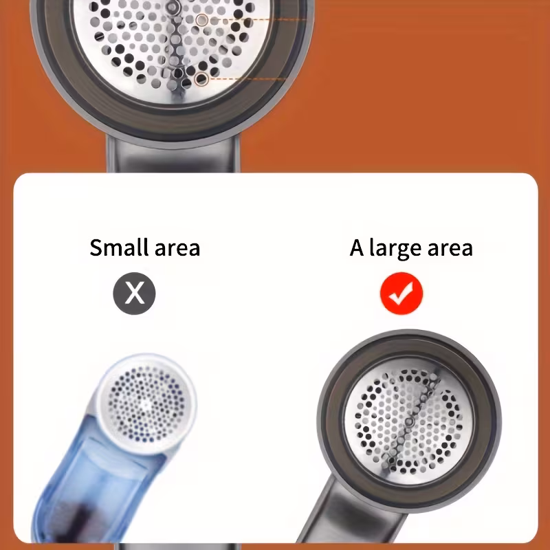 1pc electric lint remover for clothing fuzz pellet remover machine electric lint remover portable charge removes clothes shaver Product details 2