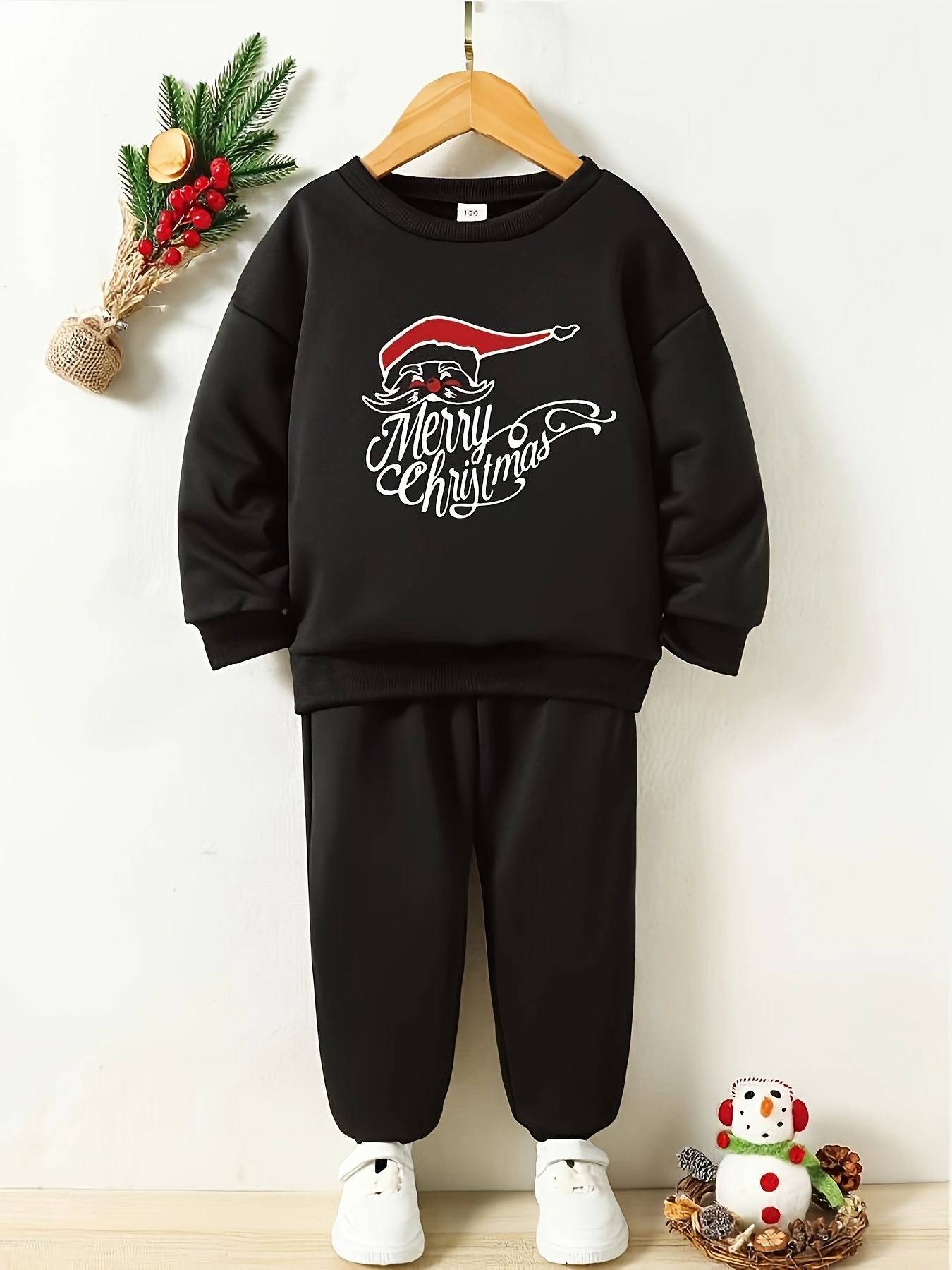 Toddlers Girls Fashion Casual Outfit Trousers Sweatshirt - Temu