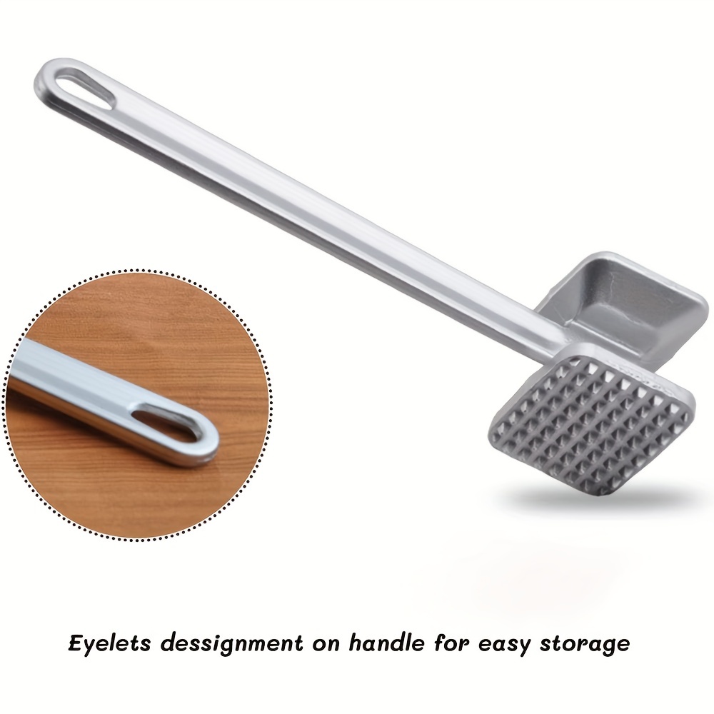 Meat Smasher Tool Meat Hammer, Meat Beater Food Mallet Meat Pounder Pounder  Flattener Dual Sided Meat Mallet Stainless Steel Tenderizer Cooking