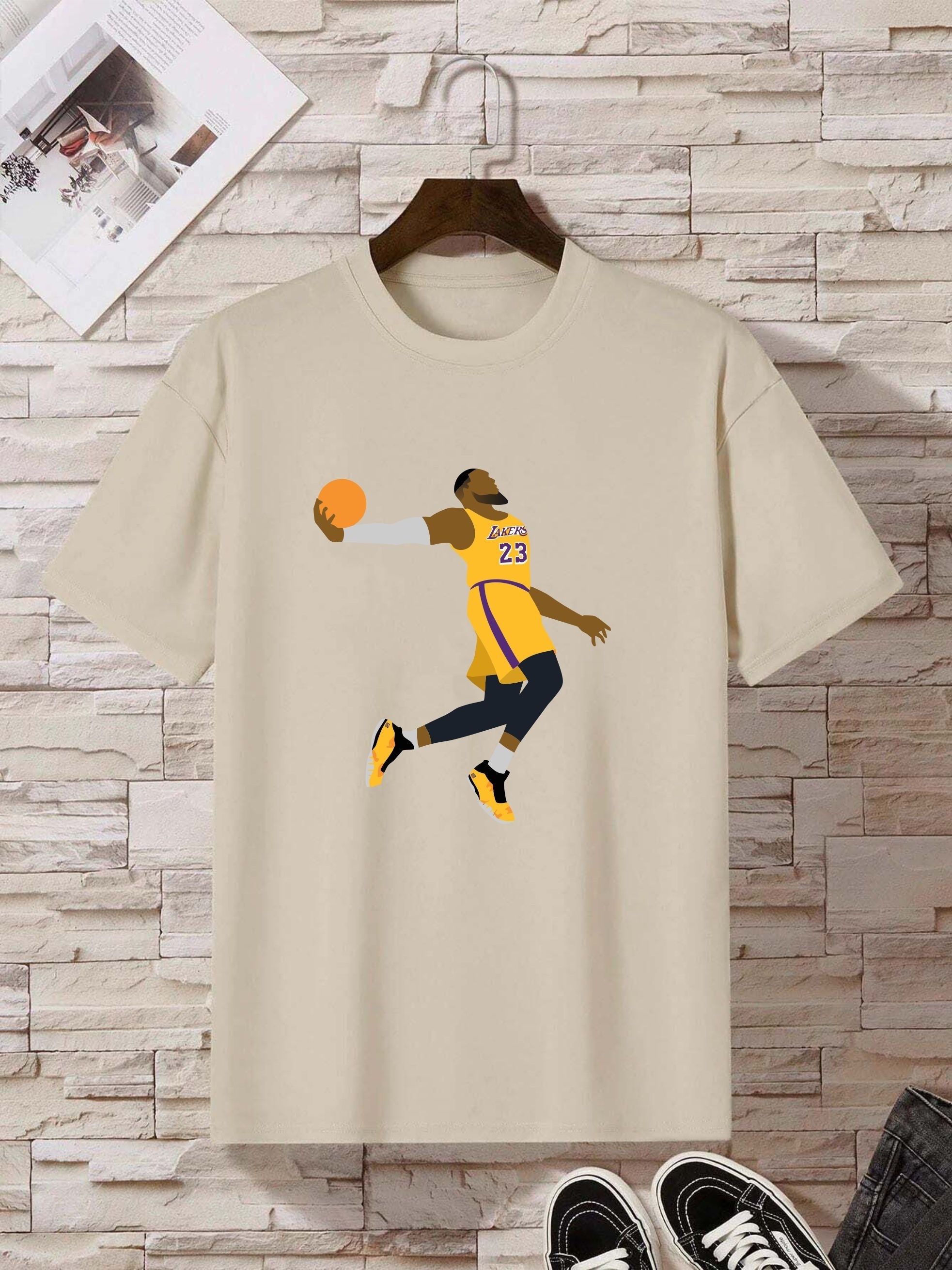 NBA Los Angeles Lakers Lebron James #23 24 Basketball Jersey Kids Training  Sports Vest T-Shirt Sportswear Summer Clothes Short Sleeve Top and Bottom