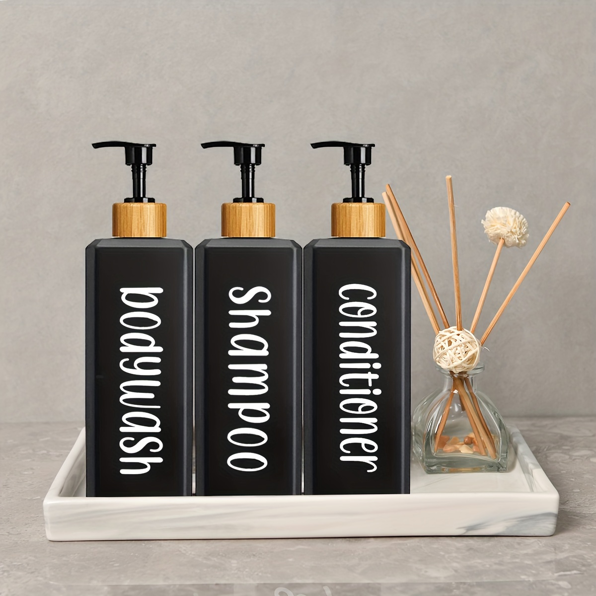 3 Flaconi Lozione Dispenser Shampoo E Balsamo 500 Ml Pompa - Temu  Switzerland